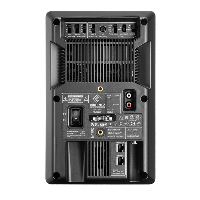 Neumann KH 120 II AES67 Two-Way DSP Nearfield Studio Monitor - Black