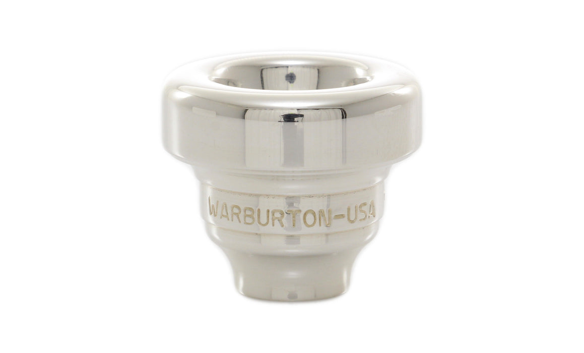 Warburton 3MD Trumpet Mouthpiece Top - Silver Plated Brass