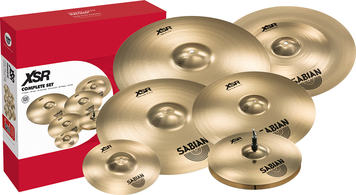 Sabian XSR Complete Cymbal Set