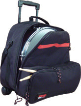 Gator GP-SNR KIT BAG Backpack Style Bag With Wheels For Snare, Stand, Sticks, And Practice Pad