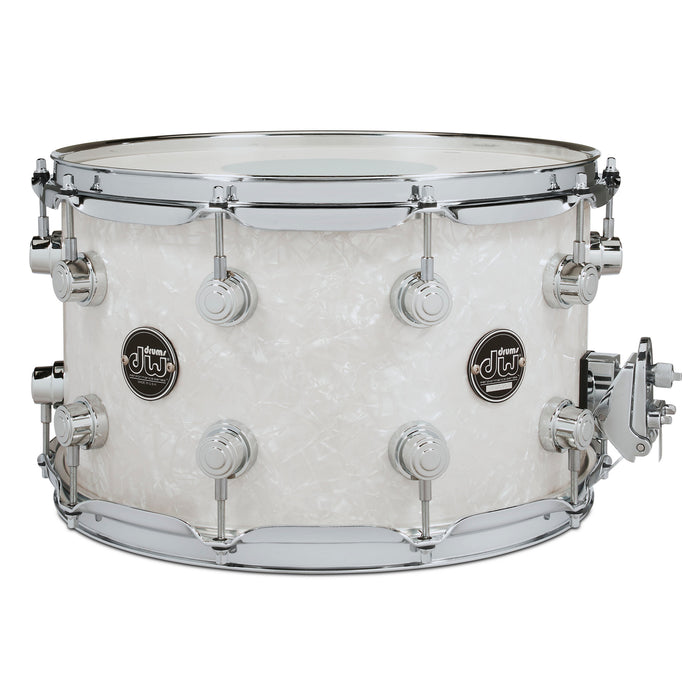 Drum Workshop 14" x 8" Performance Series Maple Snare Drum - White Marine