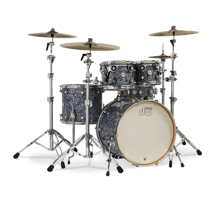 DW Design Series 5 Piece Shell Pack, Gray Pearl