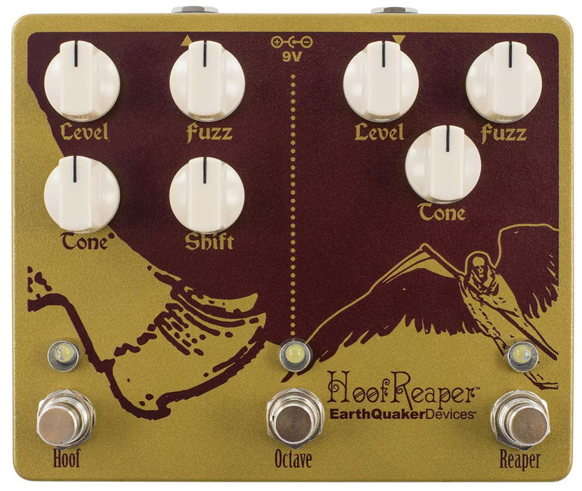 EarthQuaker Devices Hoof Reaper V2 Dual Fuzz With Octave Up Pedal