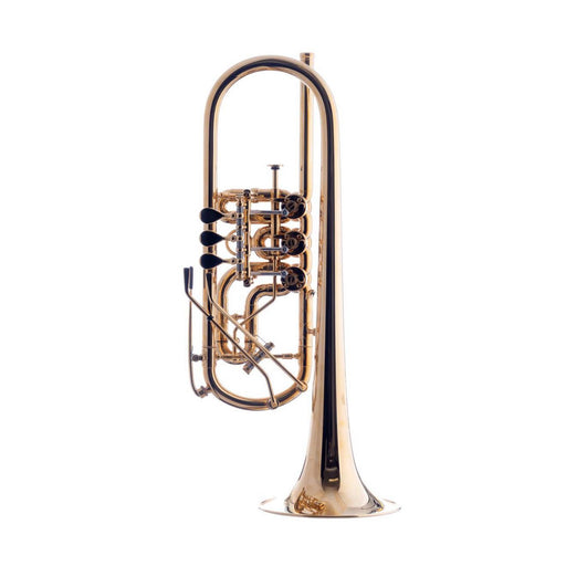 Schagerl Wien Professional C Trumpet - Raw Brass