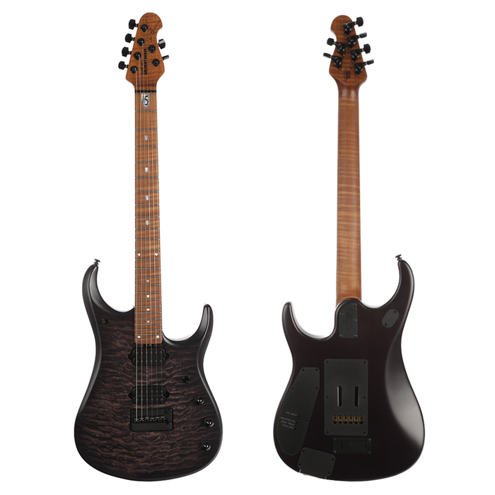 Music Man John Petrucci JP15 Quilt Maple Top Electric Guitar - Transparent Black