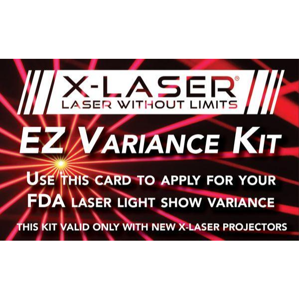 X-Laser EZ Variance Kit Online Variance Application