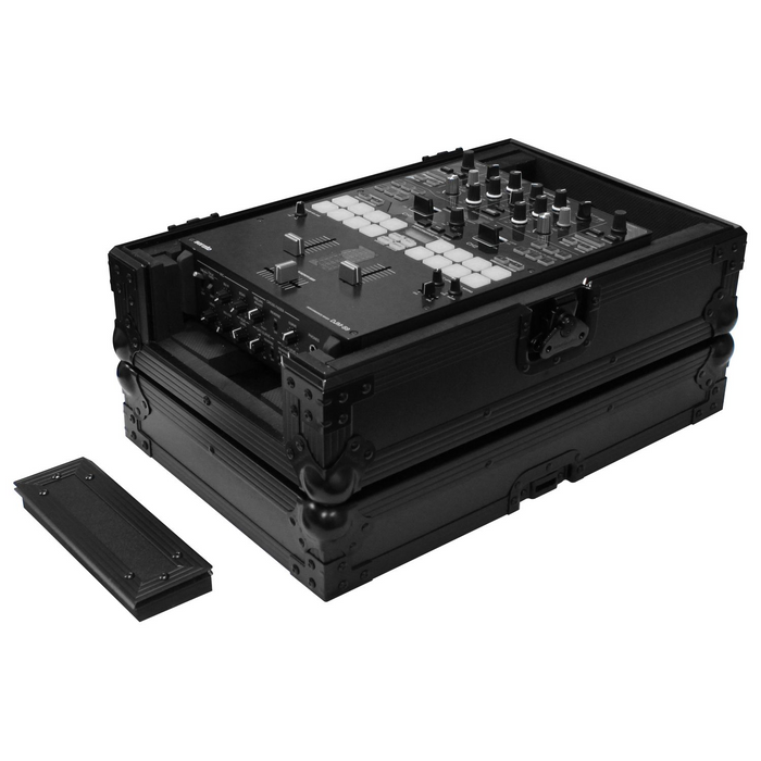 Odyssey FZ10MIXXDBL Odyssey Universal Black 10" Format DJ Mixer Flight Case with Extra Deep Rear Compartment