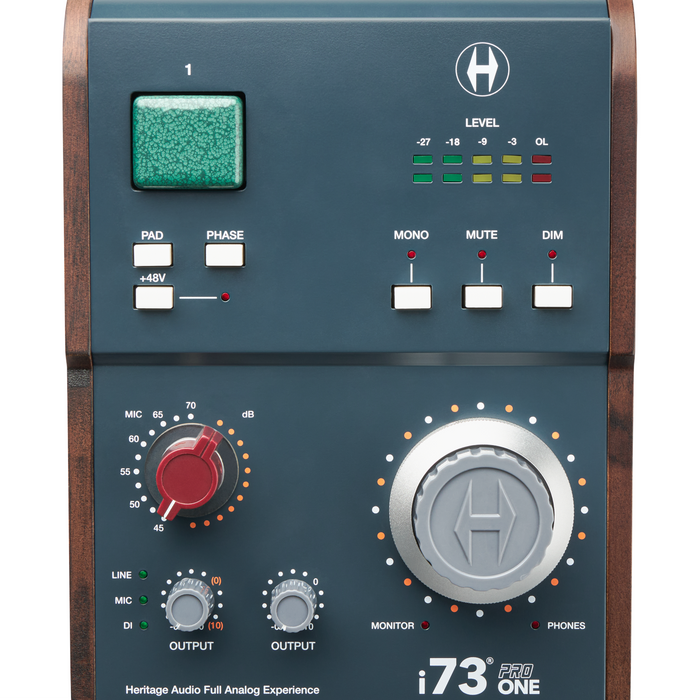 Heritage Audio i73 Pro One 2x4 USB-C Interface with 73-Style Preamp