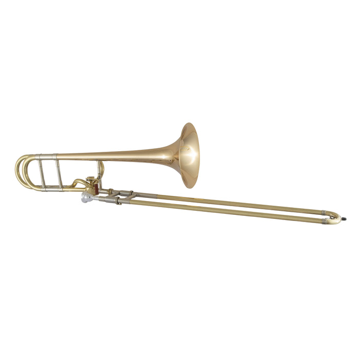 Bach 42AG Stradivarius Professional Tenor Trombone - Lacquer with Gold Brass Bell, Hagmann Valve