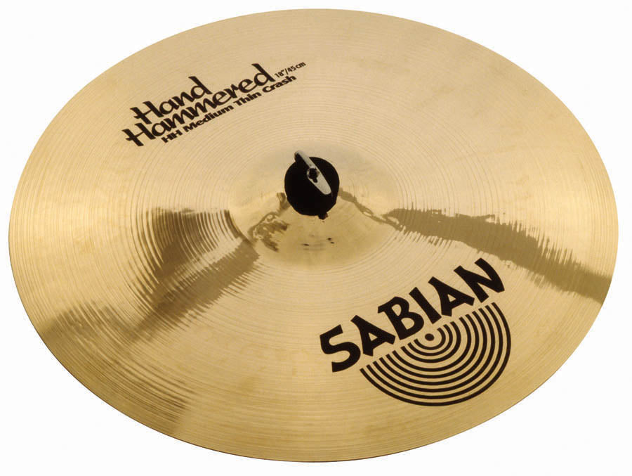Sabian 18" HH Medium-Thin Crash Cymbal Brilliant Finish