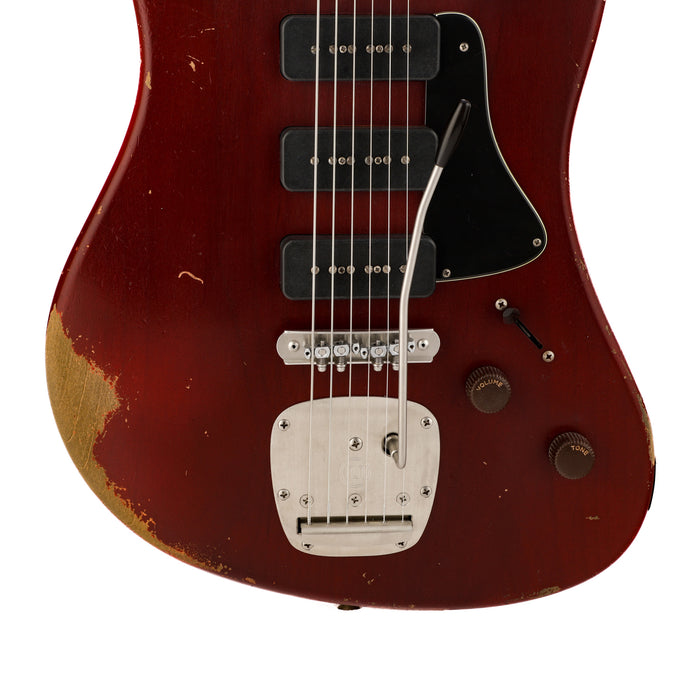 Castedosa Conchers Baritone Electric Guitar - Vintage Cherry