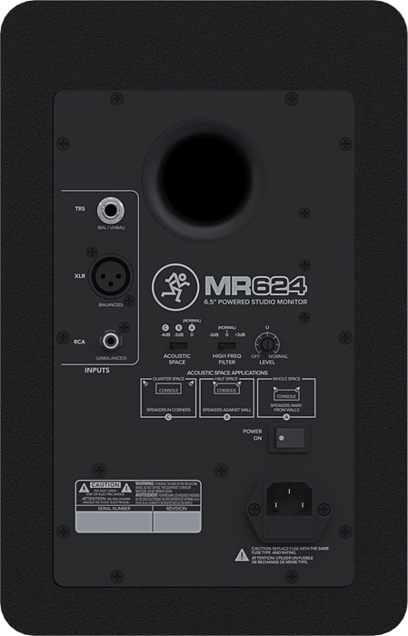 Mackie MR624 6.5-Inch Powered Studio Monitor