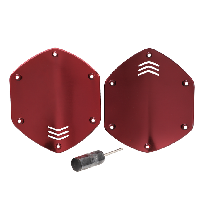 V-MODA Over Ear Metal Shield Kit For Headphones - Red