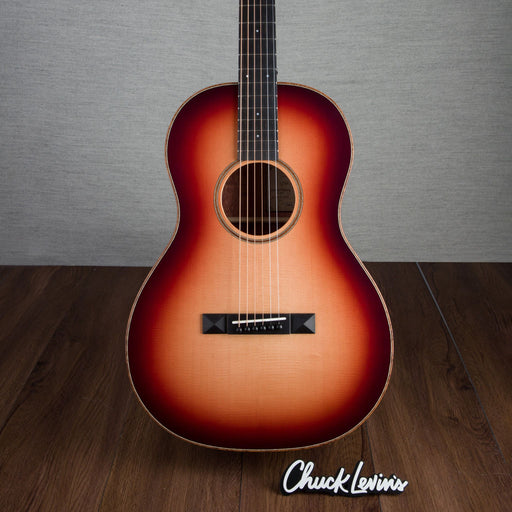 Bedell Seed to Song Parlor Acoustic Guitar - Quilt Bubinga and Sitka Spruce - Triple Burst Finish - CHUCKSCLUSIVE - #1222003