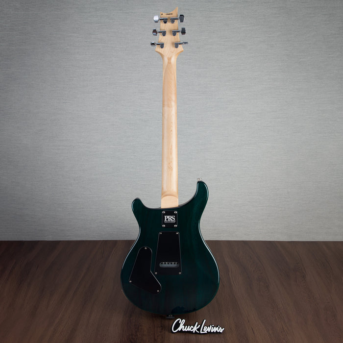PRS CE24 Flame Maple Electric Guitar, Ebony Fingerboard - Turquoise - CHUCKSCLUSIVE - #230365094