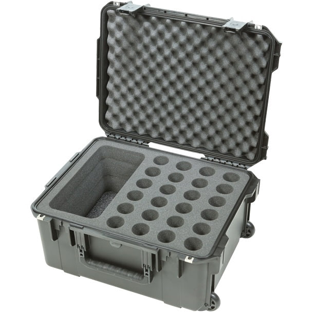 SKB 3I-2015-MC24 iSeries Waterproof 24-Microphone Case W/ Wheels