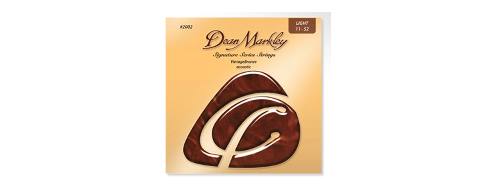 Dean Markley 2002 Signature Series Vintage Bronze, Light, 11-52 Acoustic Strings