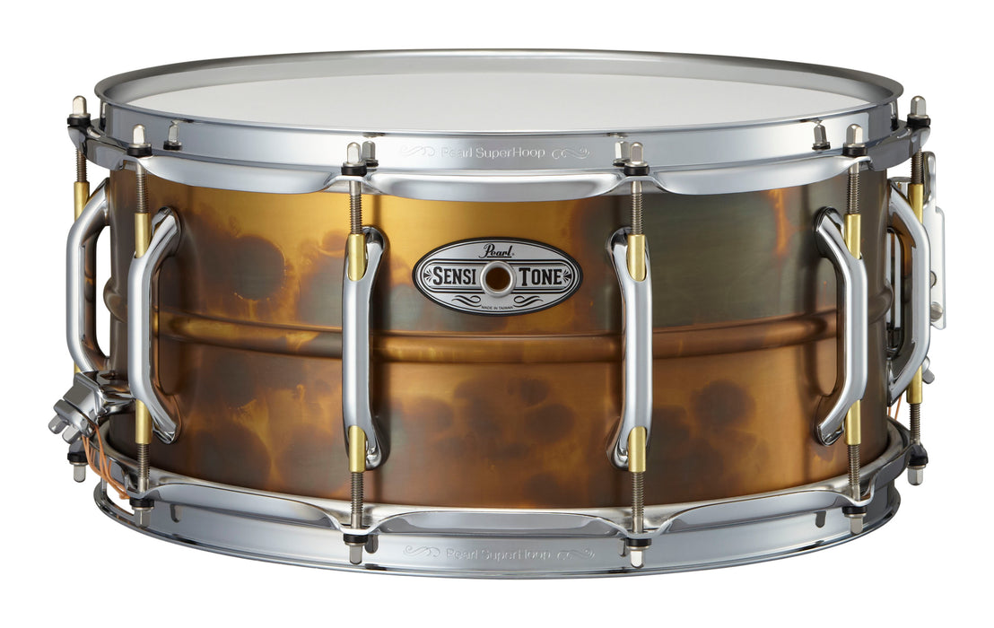 Pearl 14" x 6.5" SensiTone Premium Beaded Brass Snare Drum