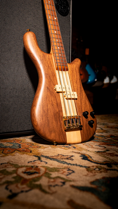 Spector USA Custom NS-1 Neck-Thru Bass Guitar - Natural Matte