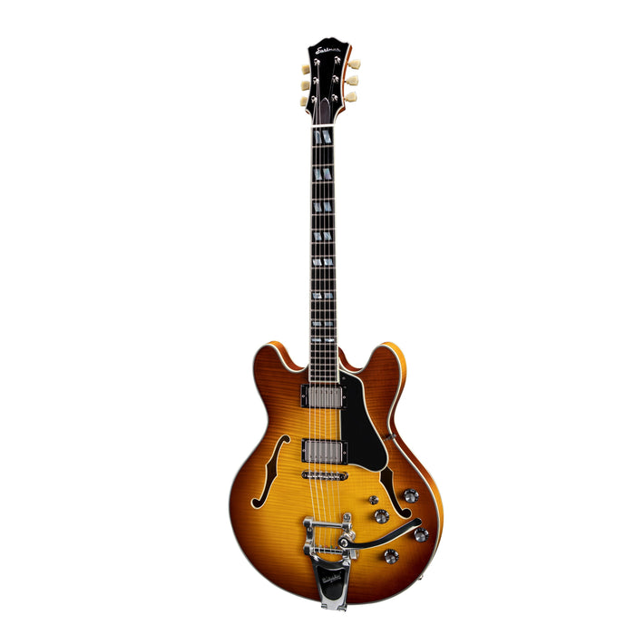 Eastman T486B Thinline Semi-Hollow Electric Guitar - Goldburst