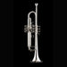 Schagerl Academica TR-620S C Trumpet - Silver-Plated with Gold Brass Bell