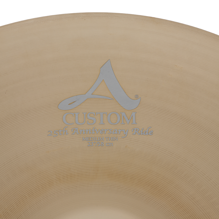 Zildjian 25th Anniversary 23" A Series Custom Ride Cymbal - Limited And Numbered