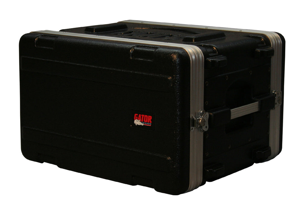 Gator Cases GR-6SMolded PE Rack Case With Front And Rear Rails 6U x 14.25" Deep