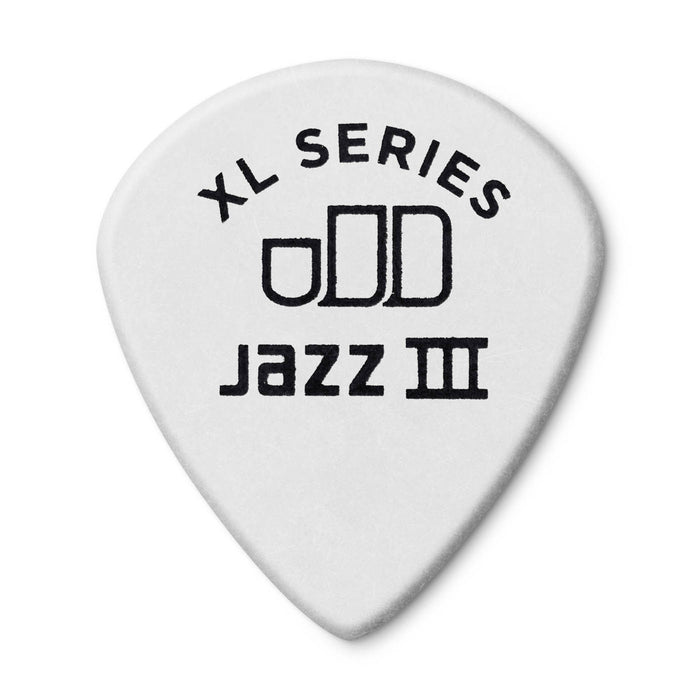 Dunlop Tortex Jazz III XL Guitar Picks - 1.50mm - White (12-Pack)