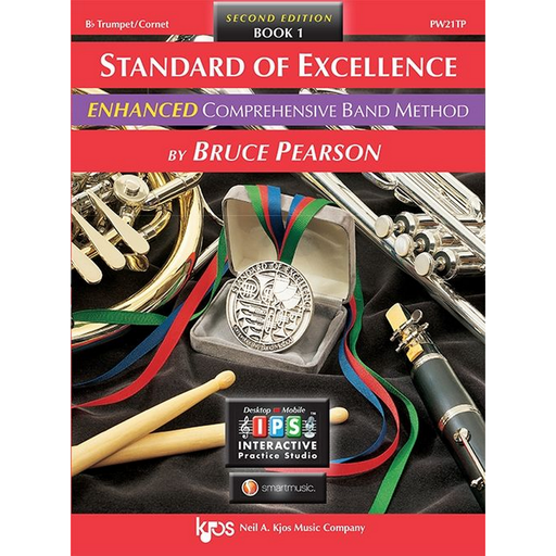 Kjos Standards Of Excellence Enhanced Book for Bb Trumpet / Cornet - Book 1