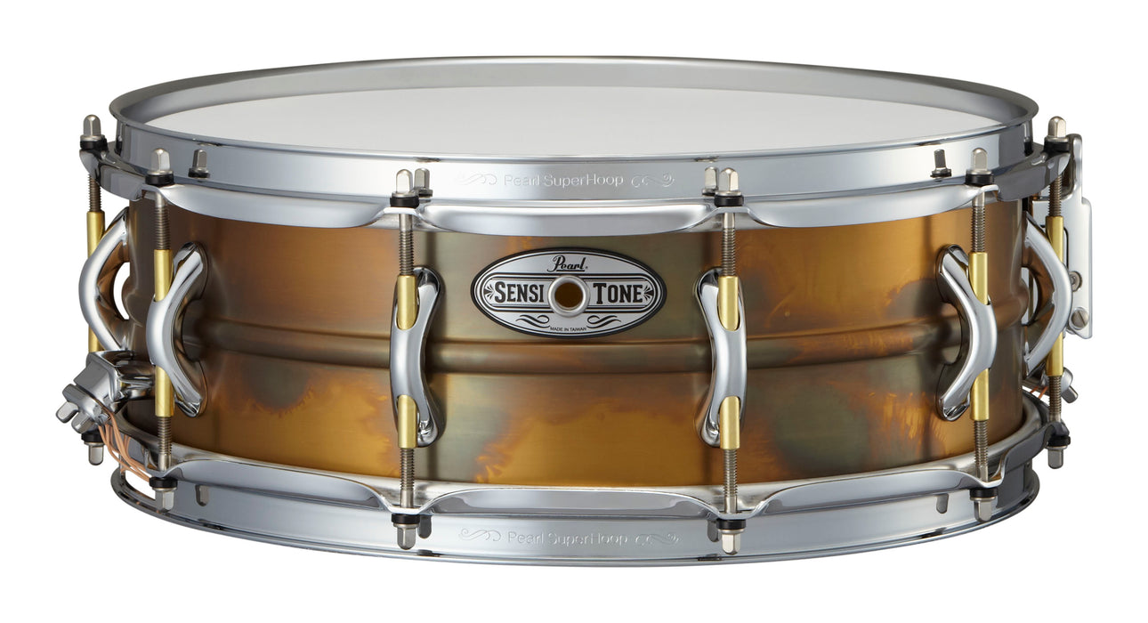 Pearl 14" x 5" SensiTone Premium Beaded Brass Snare Drum