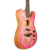 Fender American Acoustasonic Telecaster Acoustic Electric Guitar - Pink Paisley - Mint, Open Box
