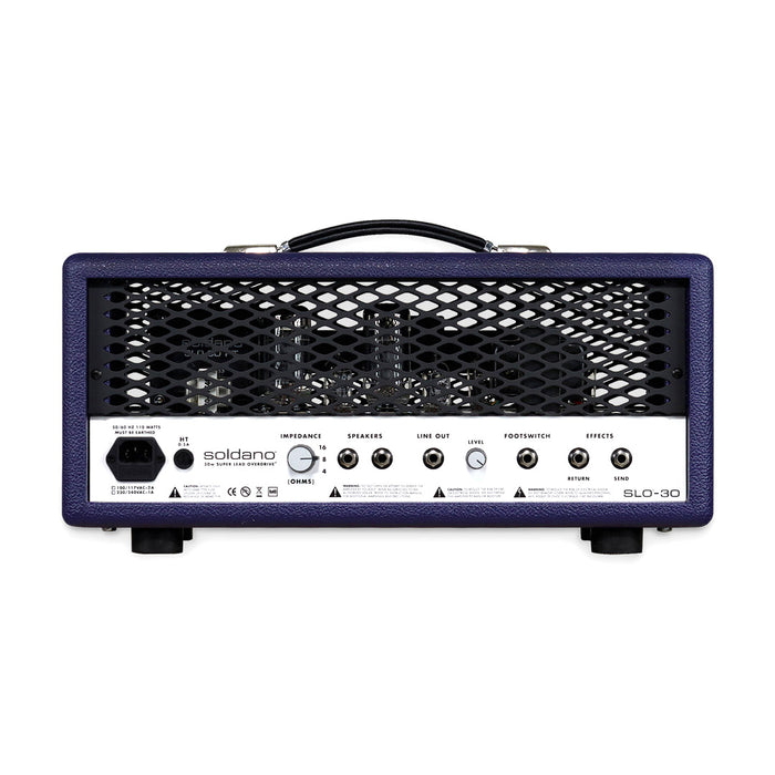 Soldano SLO-30 Custom 30W Tube Amplifier Head - Custom Purple Tolex