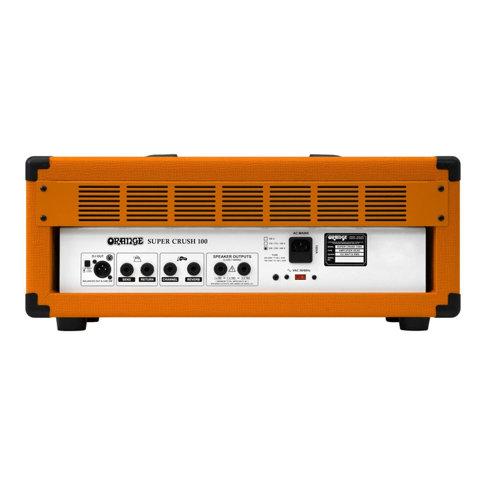 Orange Super Crush 100H, 100 Watt Guitar Amplifier Head - Orange