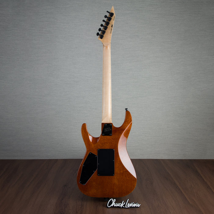 ESP USA M-I FR-DLX Flamed Maple Electric Guitar - Dark Lime Sunburst