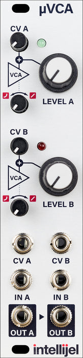 Intellijel uVCA II Two Channel Exponential/Linear VCA Module