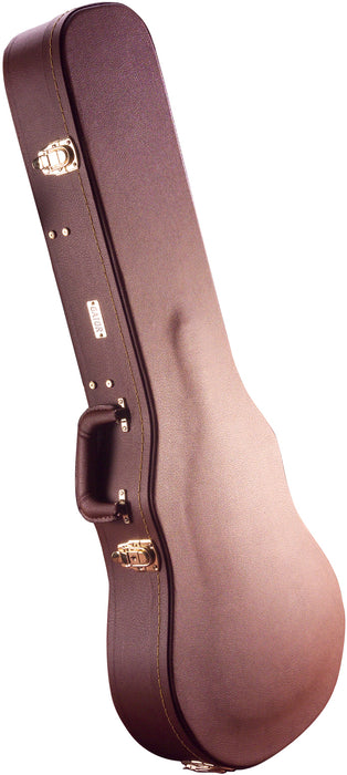 Gator Cases GW-335-BROWN Deluxe Wood Case For Semi-Hollow Guitars Such As Gibson 335 - Vintage Brown