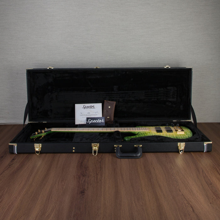 Spector USA Custom NS-2 Bass Guitar - Alien Glow - CHUCKSCLUSIVE - #1385 - Display Model