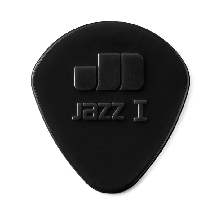 Dunlop 47P1S Stiffo Nylon Jazz I Guitar Pick - 1.10mm - Black (6-Pack)