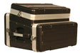 Gator Cases GRC-6X4 ATA Molded PE Slant Top Console Rack 6U Top x 4U Bottom