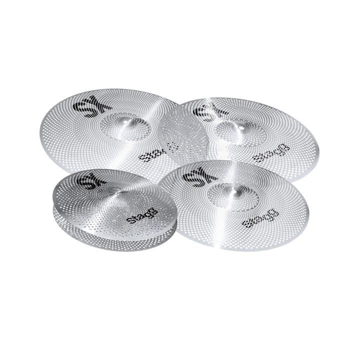 Stagg 4-Piece Silent Cymbal Set For Practice
