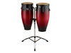 Meinl HC888WRB Headliner Series Conga Set 10" And 11" With Stand - Wine Red Burst
