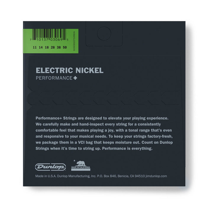 Dunlop DEN1150 Nickel Plated Steel Medium Electric Strings - .011-.050