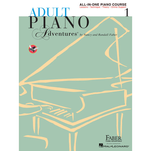 Faber Adult Piano Adventures All-in-One Piano Course Book 1 - Book with Media Online