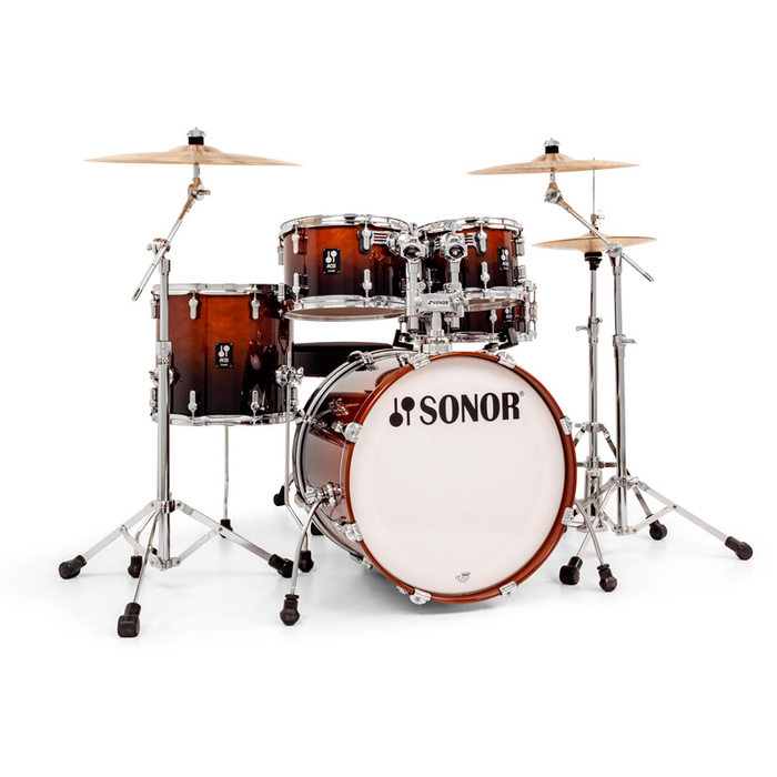 Sonor AQ2 Stage Maple Series 5-Piece Shell Pack - Brown Fade Finsih