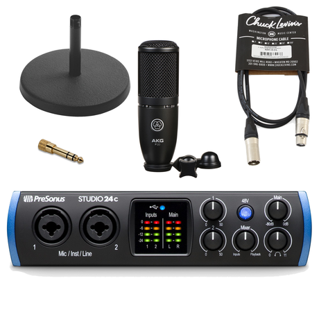 Presonus Studio 24c Podcaster Kit (1 User) - BLEAV