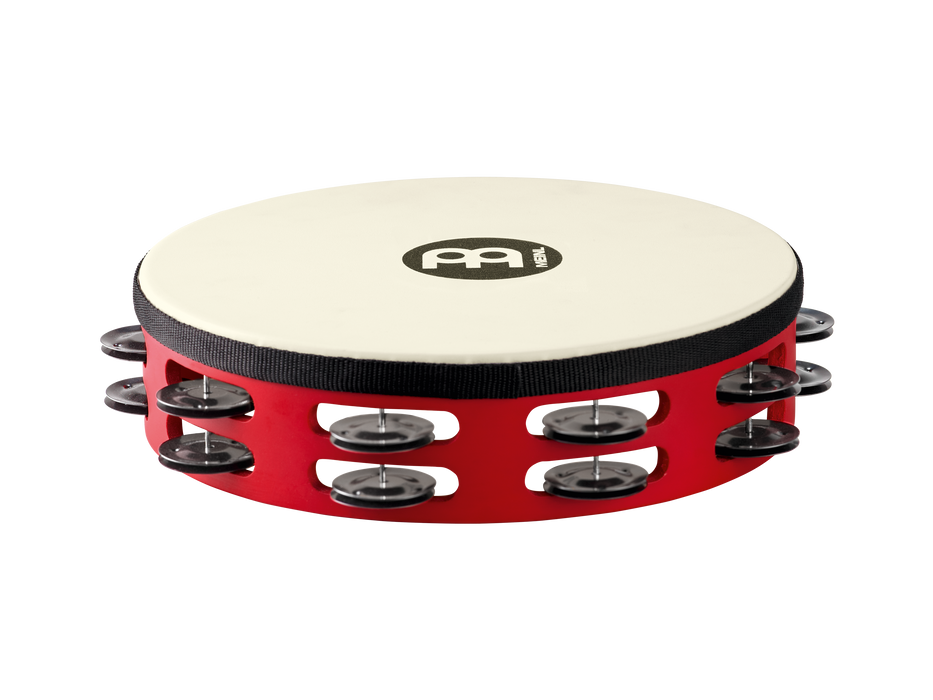 Meinl TAH2BK-R-TF 10" Touring Synthetic Head Wood Tambourine
