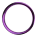 Big Bang 6 Inch Bass Drum O's Port Hole Ring - Purple Chrome