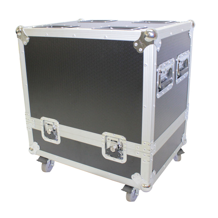 ProX X-RCF HDL6A LA X2W Dual-Speaker Flight Case for Line Array with Casters