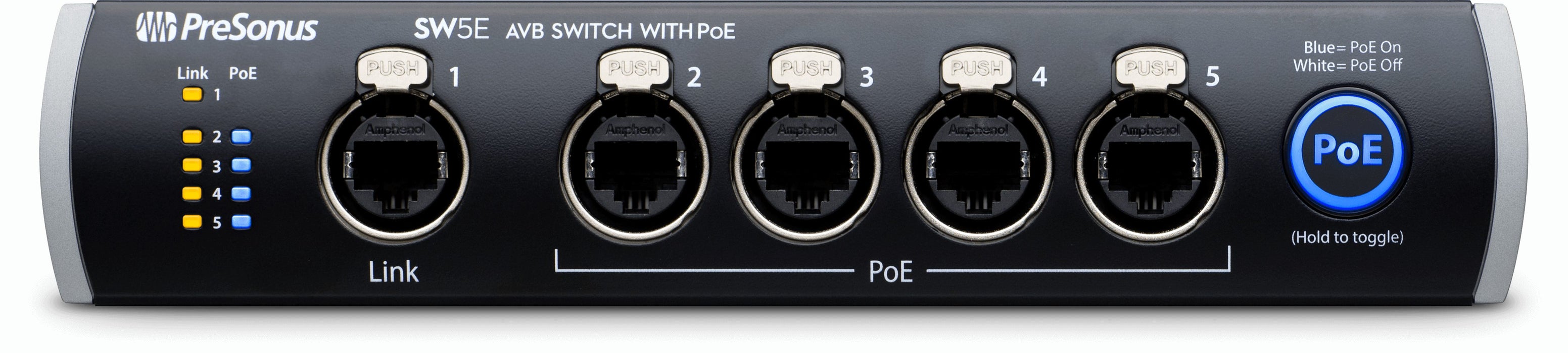 PreSonus SW5E AVB Switch W/ PoE