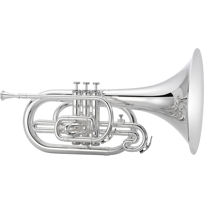Jupiter JMP1000MS Marching Mellophone in F - Silver Plated